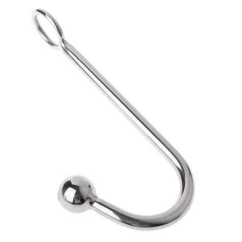 Stainless Steel Anal Hook With 1 2 3 Ball Anal Hook Cleek Rope Hook Adult Ebay