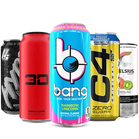 Energy Drinks Train For A