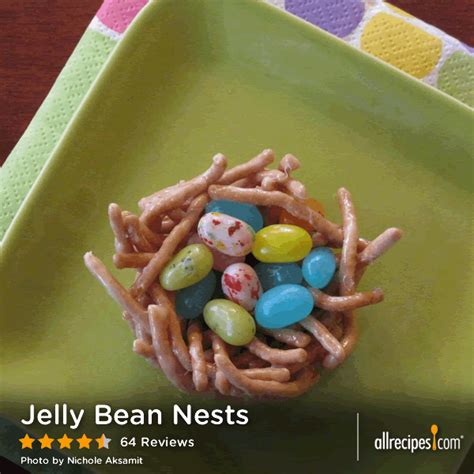 Jelly Bean Nests Recipe Jelly Beans Easter Dinner Easter Fun