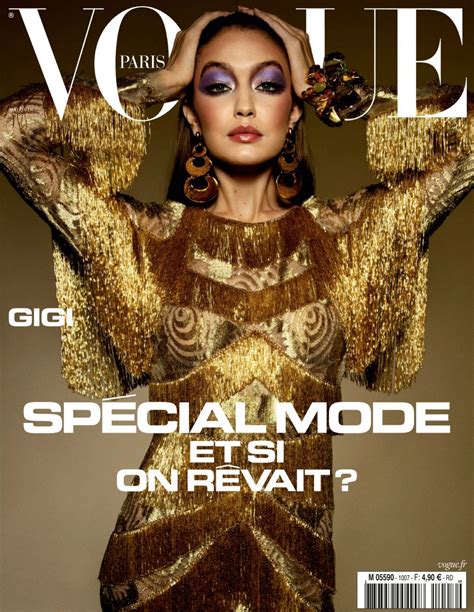 Gigi Hadid Vogue Paris Mayjune 2020 Issue Celebmafia