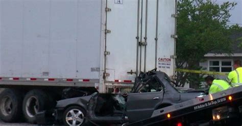 Man Dies After Crashing Car Into Semi Truck