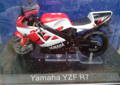 Red 118 Scale Diecast Yamaha Yzf R7 Motorcycle Model Nm01b015