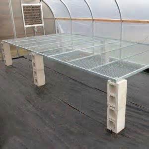Greenhouse benches can be made of a variety of materials, sizes and designs to suit the many specific needs of different plant growers in various geographic locations. Greenhouse Equipment - Greenhouse Shelving & Benching - EZ ...