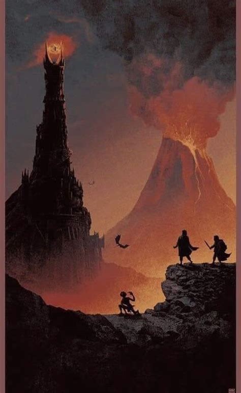 Mordor By Illustrator Matt Ferguson Lord Of The Rings The Hobbit