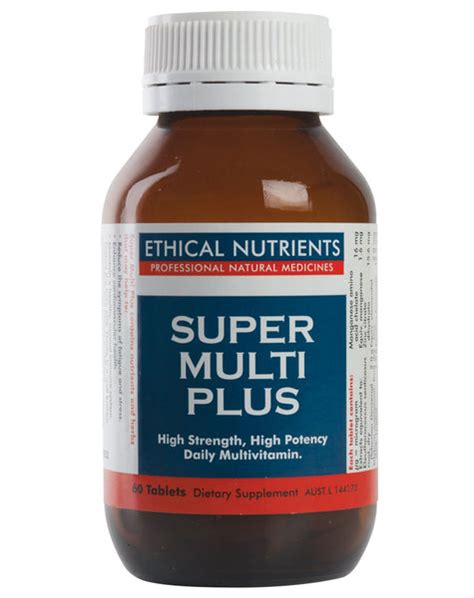 Super Multi Plus By Ethical Nutrients Nutrition Warehouse