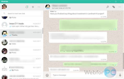 Users can interact with their friends and family members even without having a mobile phone that is installed with this application. WhatsApp For PC (0.2.6968) Free Download Setup - WebForPC