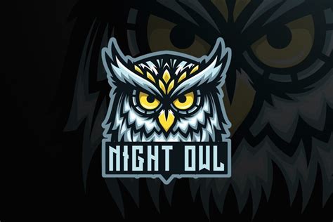 Night Owl Esports Logo Template