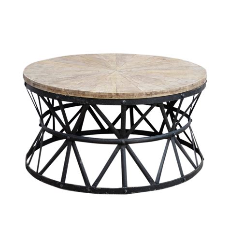 Round Handmade Wrought Iron Wedge Coffee Table Buy Coffee Tables 208003