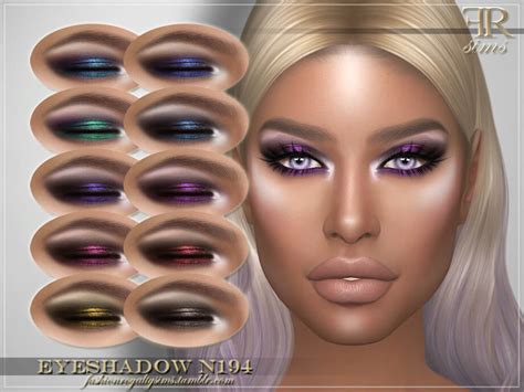 Sims 4 Eyeshadow N194 By Fashionroyaltysims At Tsr The Sims Book