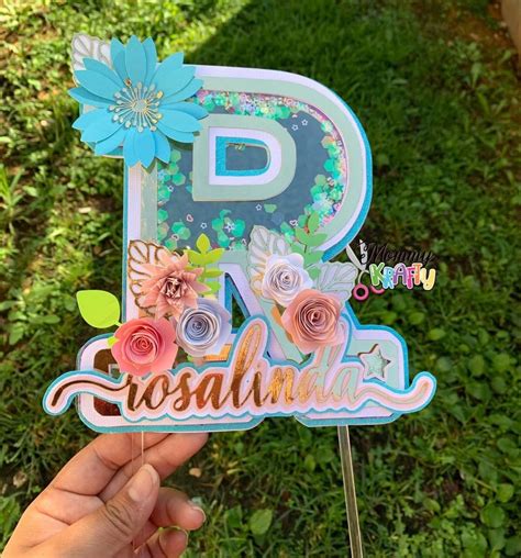 Personalized cake topper letter R,topper letter 3D,party cake topper shaker,custom topper shaker 