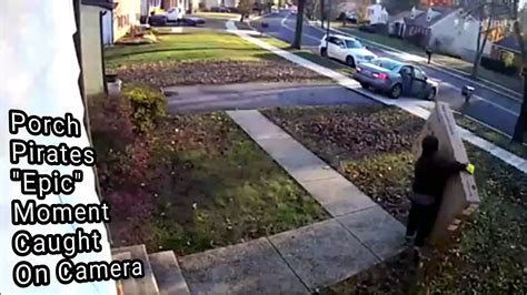 Porch Pirates Caught On Camera Craziest Moments Package Thieves