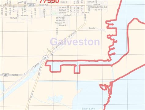 Galveston County Texas Zip Code