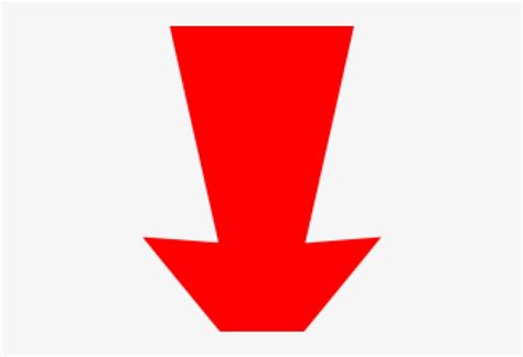 Red Arrow Down Colorfulness Png Image Transparent Png Free Download