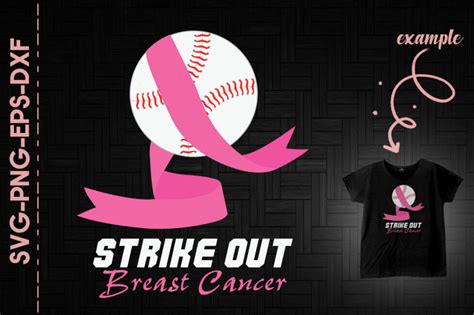 Strike Out Breast Cancer Awareness By Utenbaw TheHungryJPEG
