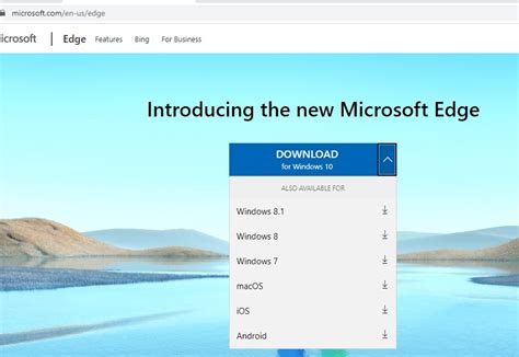 Download microsoft edge for windows 8.1 free. Download Chromium-based Microsoft Edge on Windows 10, 8.1 ...