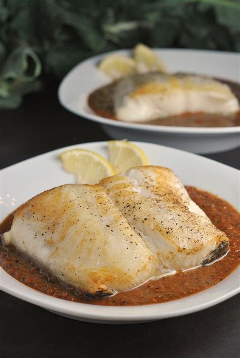 Pan Roasted Chilean Sea Bass With Red Pepper Sauce Prevention Rd