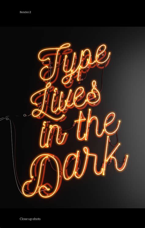Neon Typography Typography Poster Design Typography Inspiration
