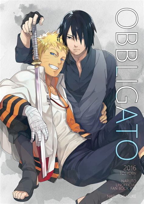 Naruto Doujinshi Naruto X Sasuke B5 22pages Tosyoen Obbligato Toshio