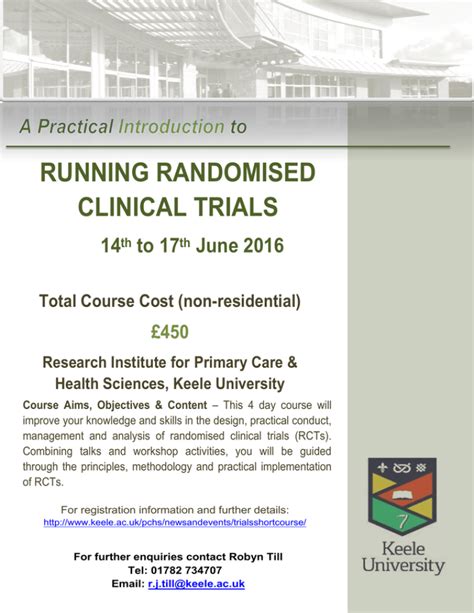 Running Randomised Clinical Trials 14