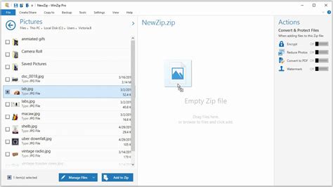 How To Zip A File With Winzip Youtube
