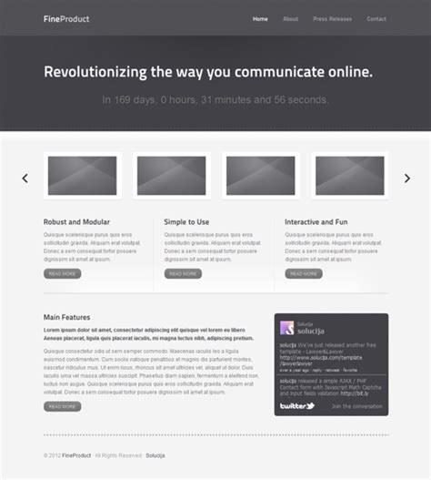 Collection of free html and css resume templates. Download Free CSS Templates - Solucija