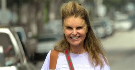 Arnold Schwarzenegger S Ex Maria Shriver Unrecognisable As She S Seen Makeup Free Daily Star