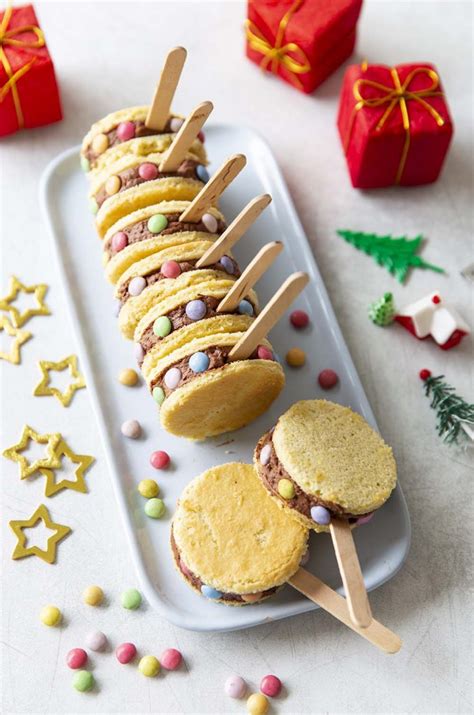 Bûche de Noël sucettes au chocolat Recettes de cuisine Ôdélices