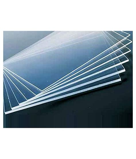 Satya Acrylic Sheet 2mm Clear Transparent Plexiglass 12 Inch X 12 Inch