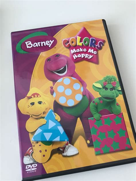 Barney Dvd Colors Makes Me Happy Books And Stationery Childrens Books