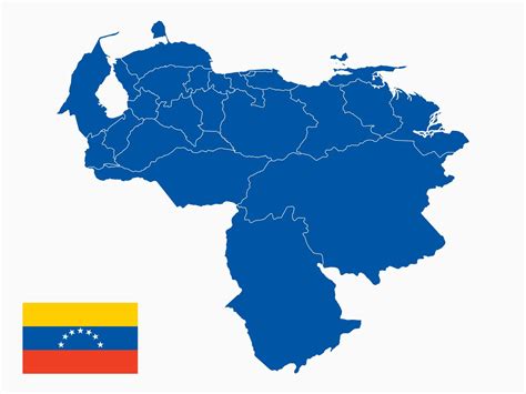 Vetor De Mapa De Venezuela 226400 Vetor No Vecteezy