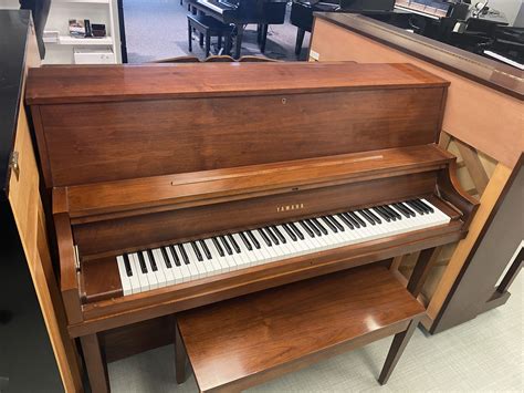 New Used Yamaha P22 Walnut Upright Pianos Used Pianos Solich Piano