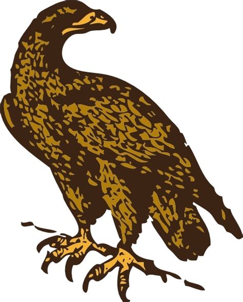 Golden Eagle Clip Art Free Vector In Open Office Drawing Svg Svg