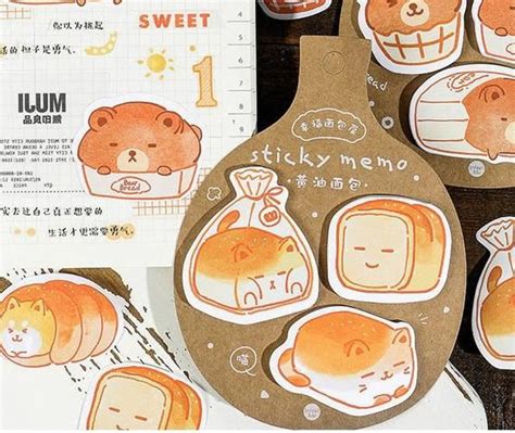 Pin By 𝐥𝐢𝐭𝐭𝐥𝐞 𝐡𝐨𝐧𝐞𝐲𝐛𝐞𝐞 On Cutie Cat Bread Kawaii Print Stickers