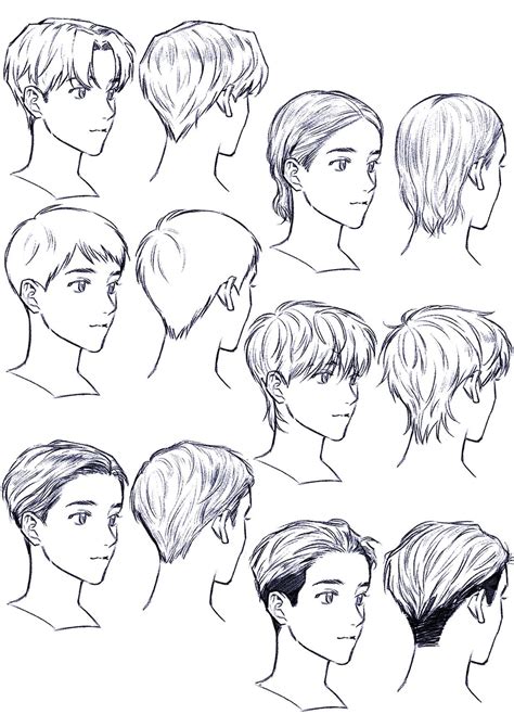This Is Anime Hairstyles Male Tutorial References