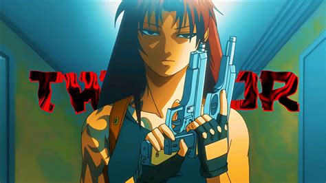 Black Lagoon Revy Twix With 4k Quality And Cc And No Cc Youtube