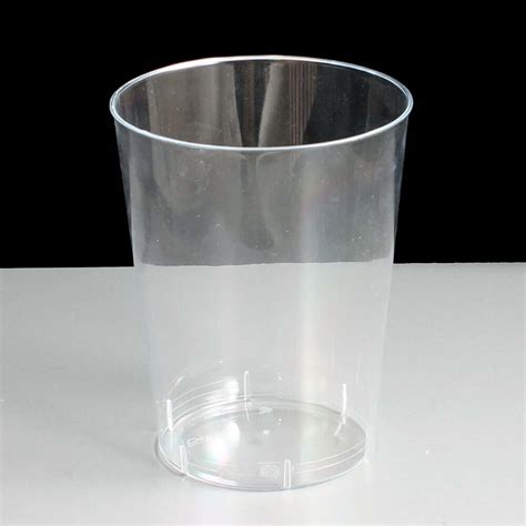 12oz Disposable Clear Plastic Tumbler Short Glass