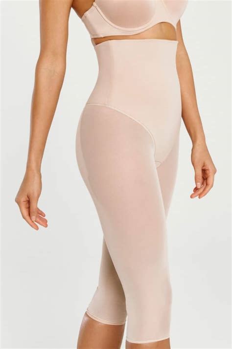 hi waist control tights slimming and tummy tucking shapewear