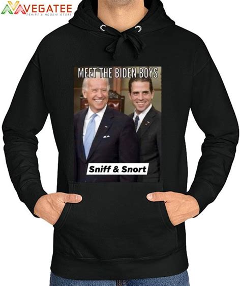 Vegatee Meet The Biden Boys Sniff And Snort Meme Shirt Official