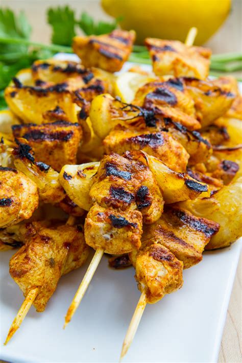 Moroccan Grilled Chicken Kabobs Recipe On Closet Cooking