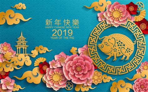 Express good fortune with zazzle's 2019 chinese new year cards! Happy chinese new year 2019. Vector | Premium Download
