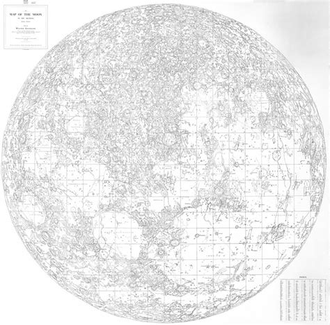 Usgs Shaded Relief Maps Of The Moon Printable Moon Map Free