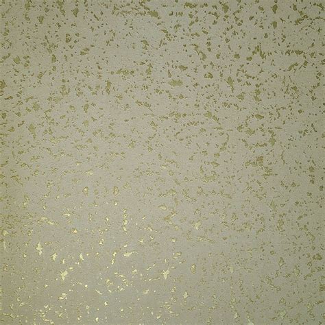 Wmbl1002301 Yellow Gold Metallic Plain Faux Cork Plaster Wallpaper