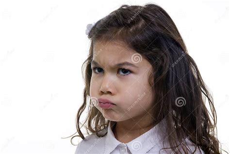 Pouting Girl Stock Photo Image Of Imagination Expression 3805212