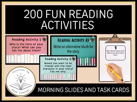 200 Fun Reading Activities Teaching Resources