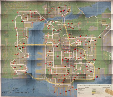 Mafia Definitive Edition Map Mafia II Definitive Edition 100