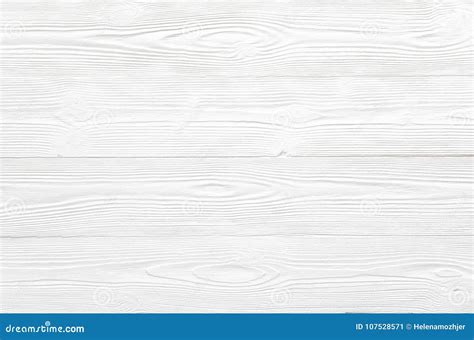 Solid Pure White Wood Texture With Natural Striped Pattern For B Stock