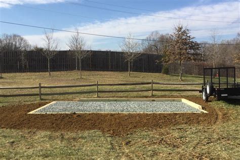 How To Prepare Your Gravel Shed Pad Sheds Unlimited