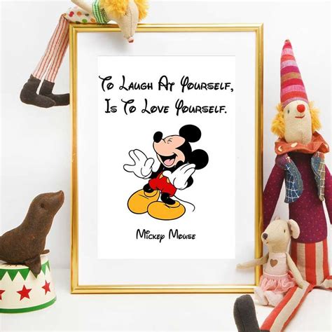 Mickey Mouse Birthday Disney Quotes Mickey Mouse Art Etsy