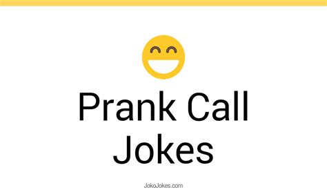 24 Prank Call Jokes And Funny Puns Jokojokes