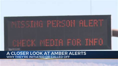 An In Depth Look At Amber Alerts Why They May Be Called Off